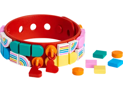 Rainbow Bracelet with Charms