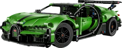 Green Bugatti Chiron Pur Sport Hypercar