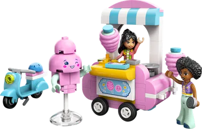 Cotton Candy Stand and Scooter