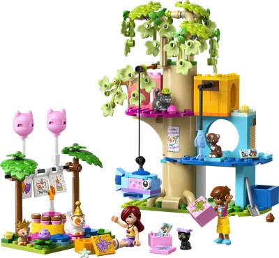 Cat Birthday Party & Tree House