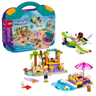 Creative Beach and Travel Suitcase