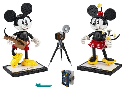 Mickey Mouse & Minnie Mouse Buildable Characters