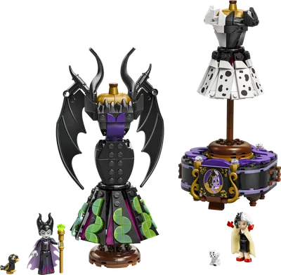Maleficent's and Cruella De Vil's Dresses