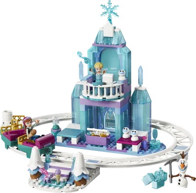 Elsa's Ice Castle & Snow Ride Adventure