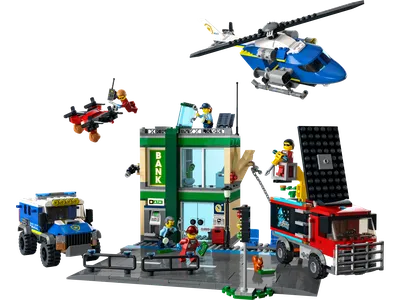 Police Chase at the Bank