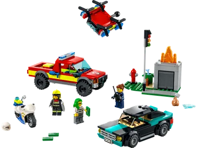 Fire Rescue & Police Chase