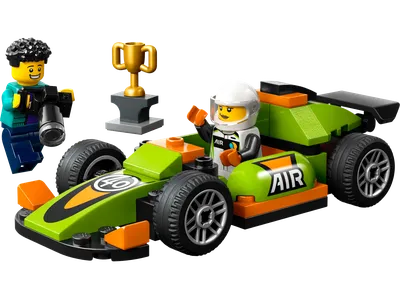 Green Race Car