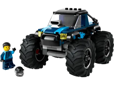 Blue Monster Truck