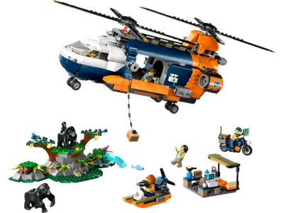 Jungle Explorer Helicopter at Base Camp