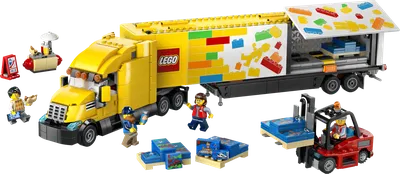 Yellow Delivery Truck