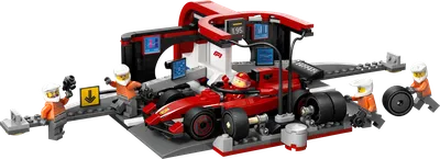 F1® Pit Stop & Pit Crew with Ferrari Car