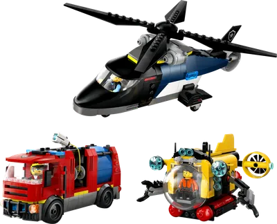 Helicopter, Fire Truck & Submarine Remix