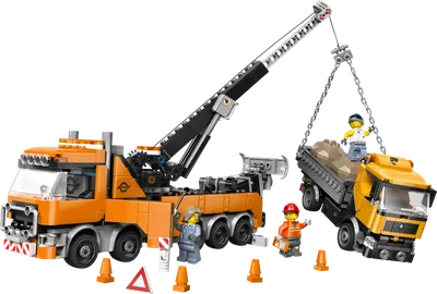 Heavy-Duty Recovery Tow Truck with Crane