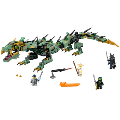 Green Ninja Mech Dragon