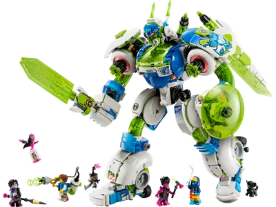 Mateo and Z-Blob the Knight Battle Mech