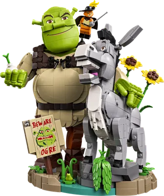 Shrek, Donkey & Puss in Boots