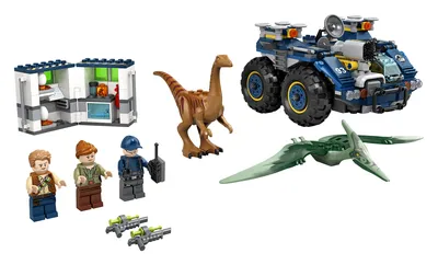 Gallimimus and Pteranodon Breakout