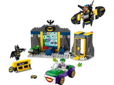 The Batcave™ with Batman™, Batgirl™ and The Joker™