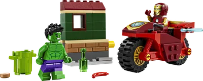 Iron Man with Bike and The Hulk