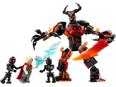 Thor vs. Surtur Construction Figure