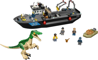 Baryonyx Dinosaur Boat Escape