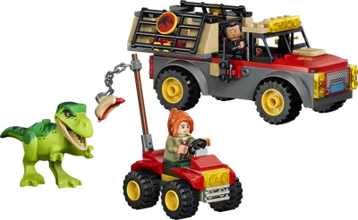 Young T. rex Transport Truck