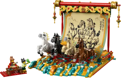 Galloping Horses Canvas