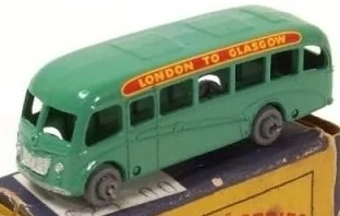 Bedford Duple Luxury Coach (Green, LONDON TO GLASCOW)