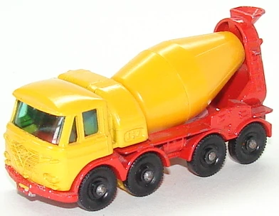 Foden Concrete Truck (Yellow and red, N/A)