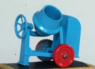 Cement Mixer (Blue with orange wheels)