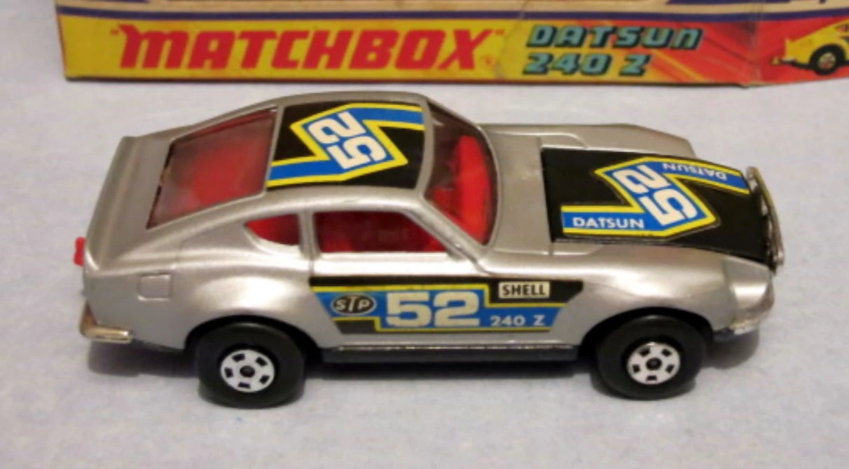 Datsun 240 Z Rally Car (Silver  with black (red) hood, 52, Race tampo)