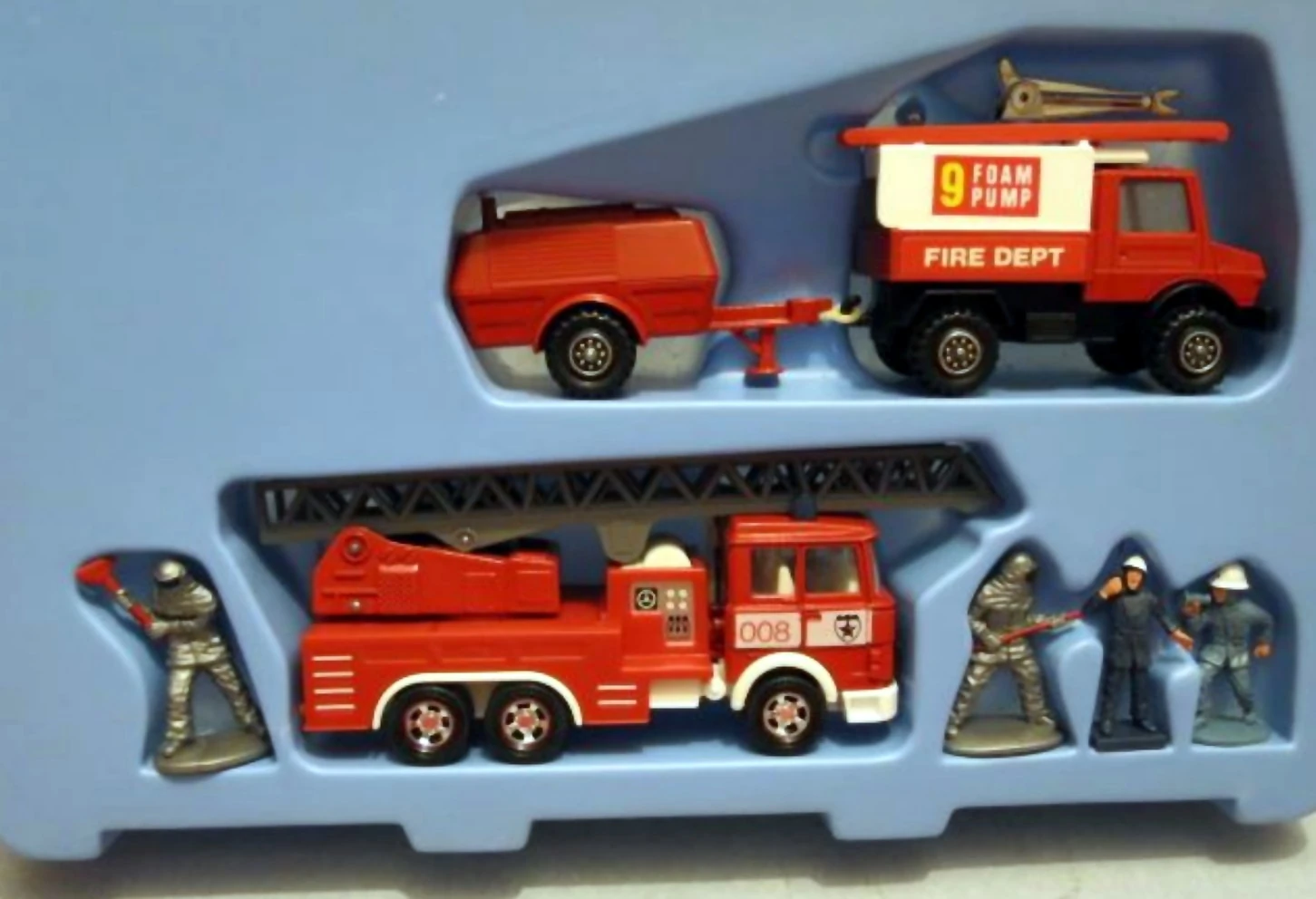 Fire Rescue Set (Red, White stripe, 009)