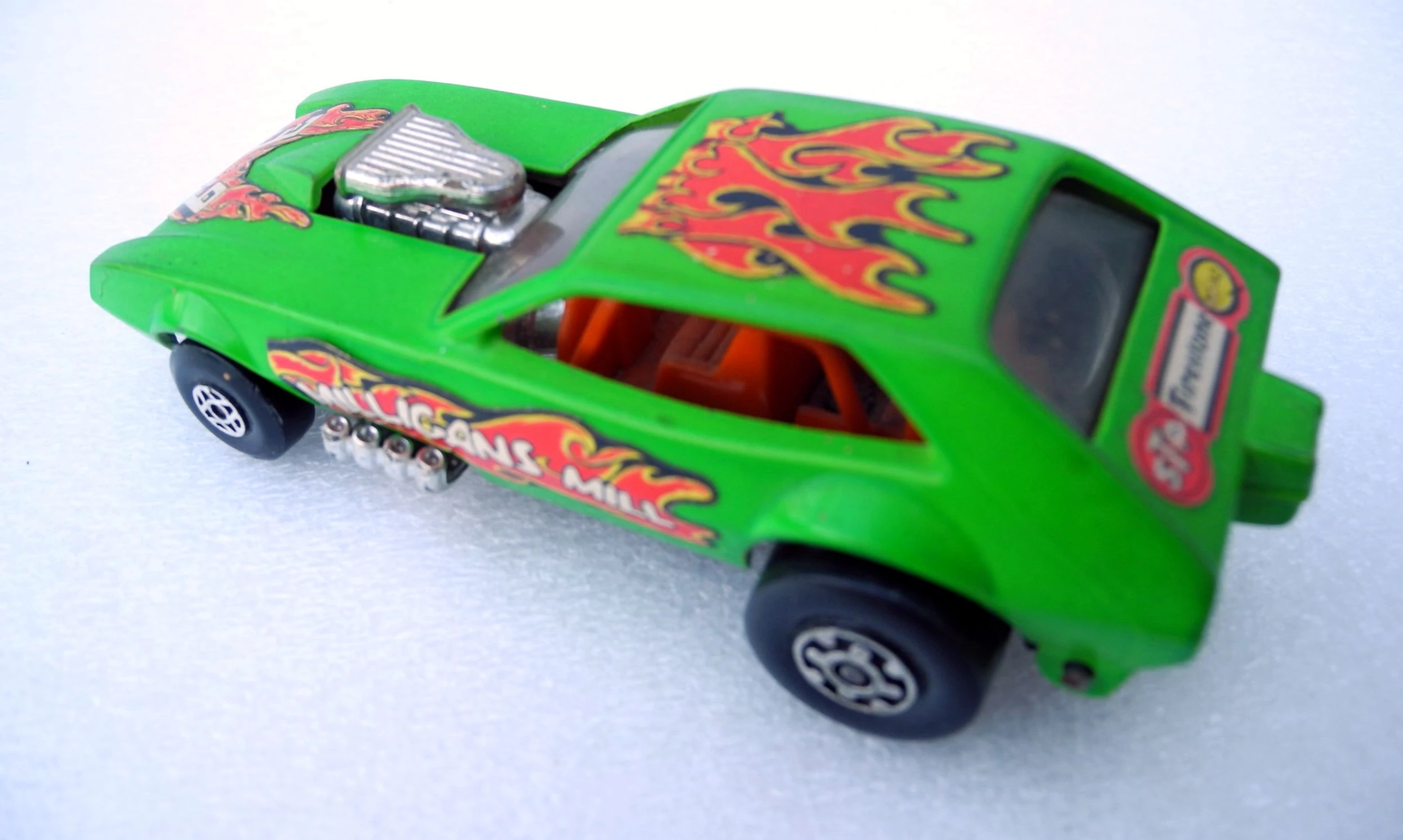 Milligans Mill (Green, Flames, MILLIGANS MILL, FIRESTONE sticke…)