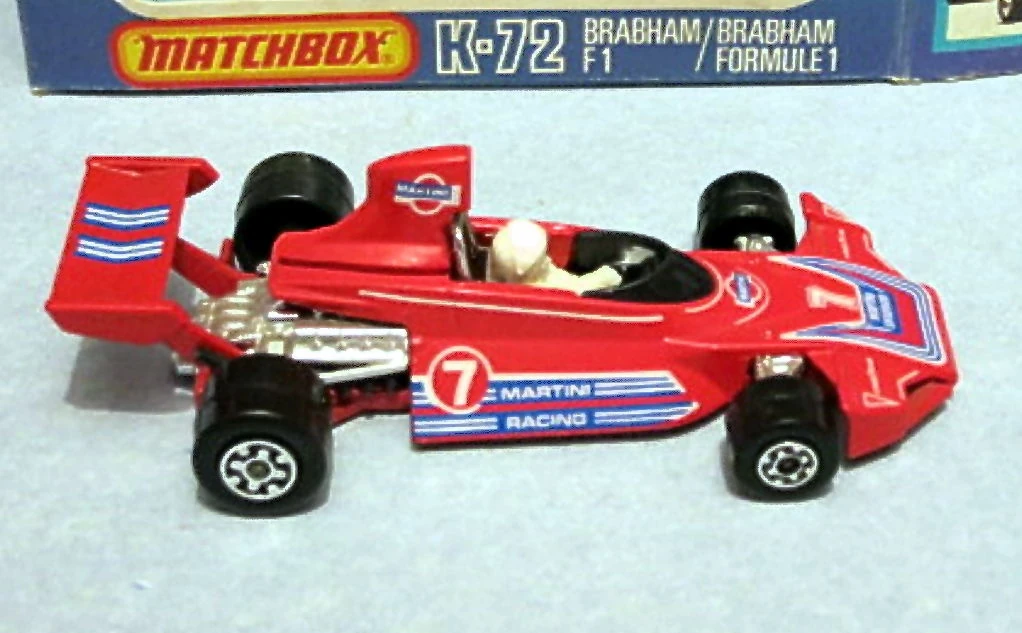 Brabham F1 (Red, MARTINI, 7 stickers)