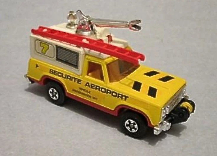 Airport Fire Tender (Yellow/White, SECURITE AEROPORT, 7)