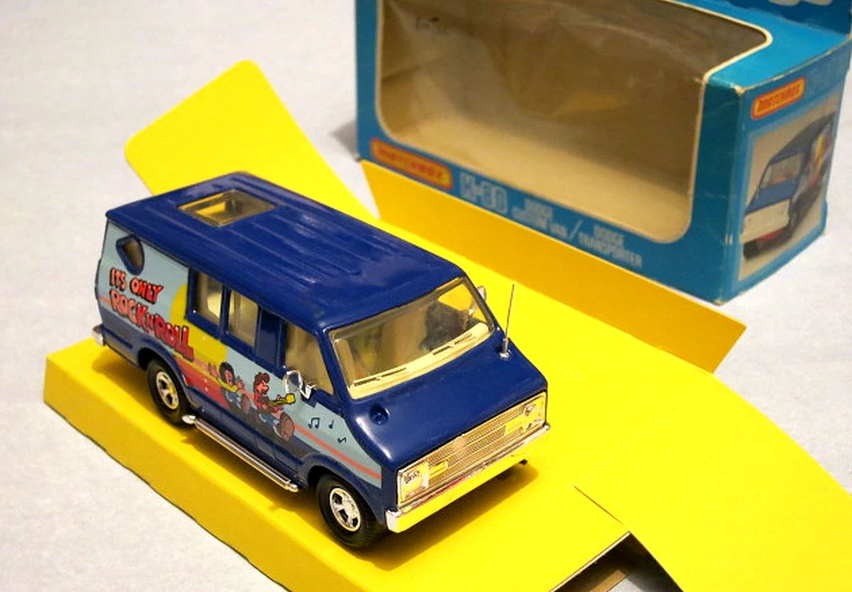 Dodge Custom Van (Dark Blue, ITS ONLY ROCK N ROLL)