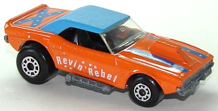 Dodge Challenger (Orange with light blue top, REVIN' REBEL)