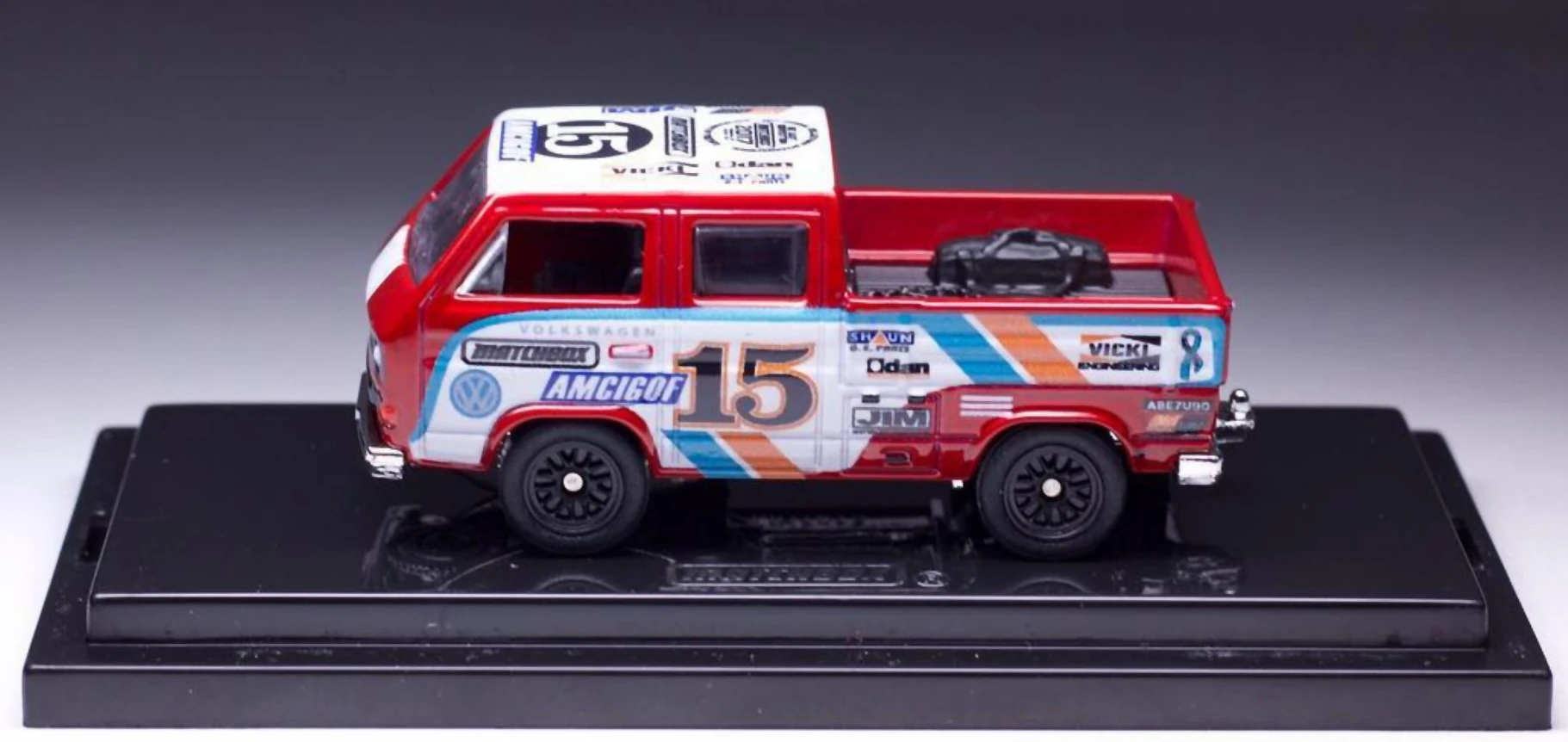 Volkswagen Transporter Crew Cab (Red, Race tampo)