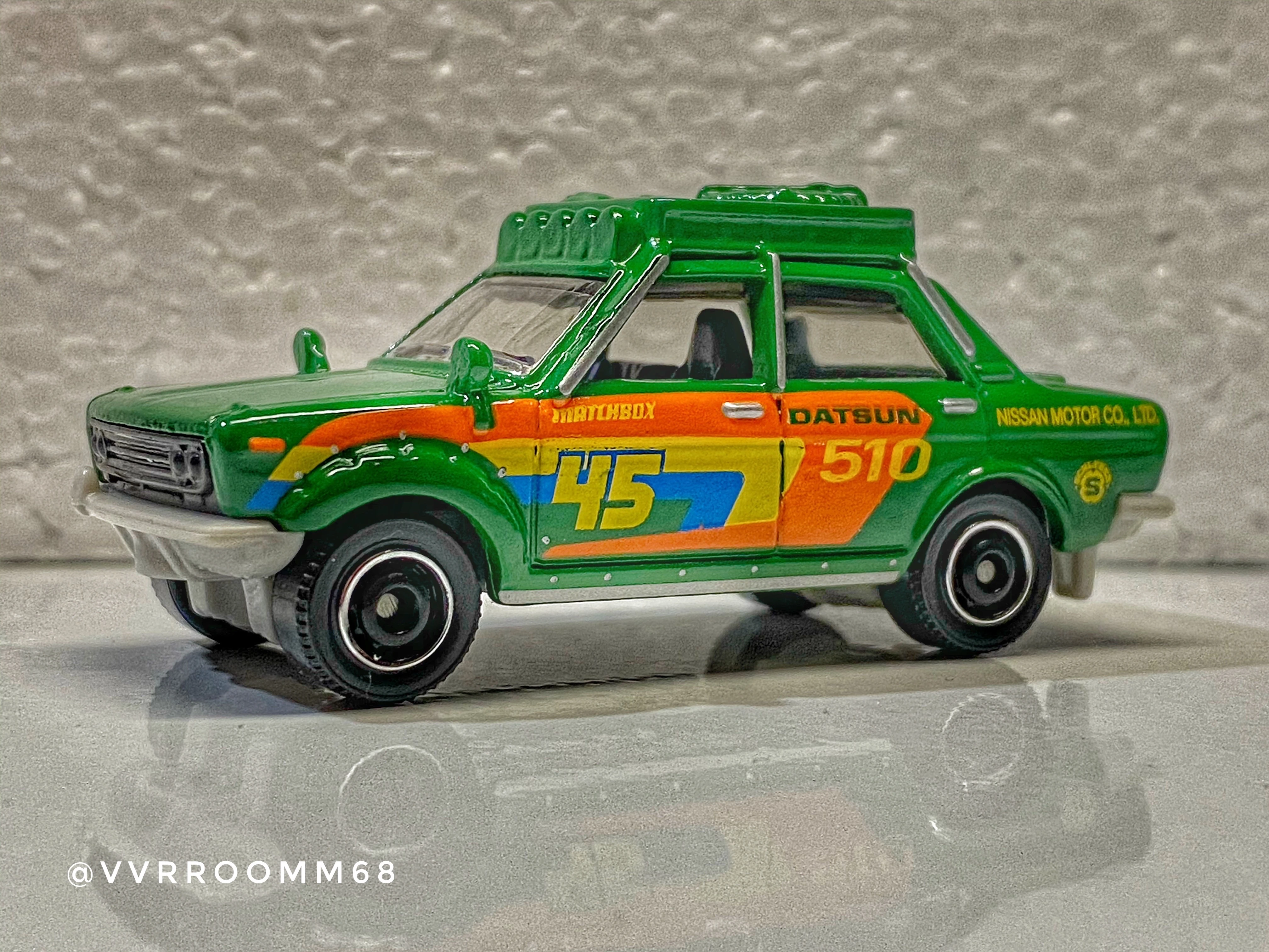 70 Datsun 510 (Green, Orange, Yellow and Blue design; Datsun 5…)
