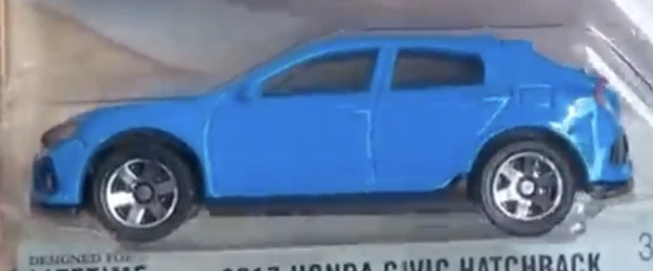 17 Honda Civic (Blue, Detailed trim)