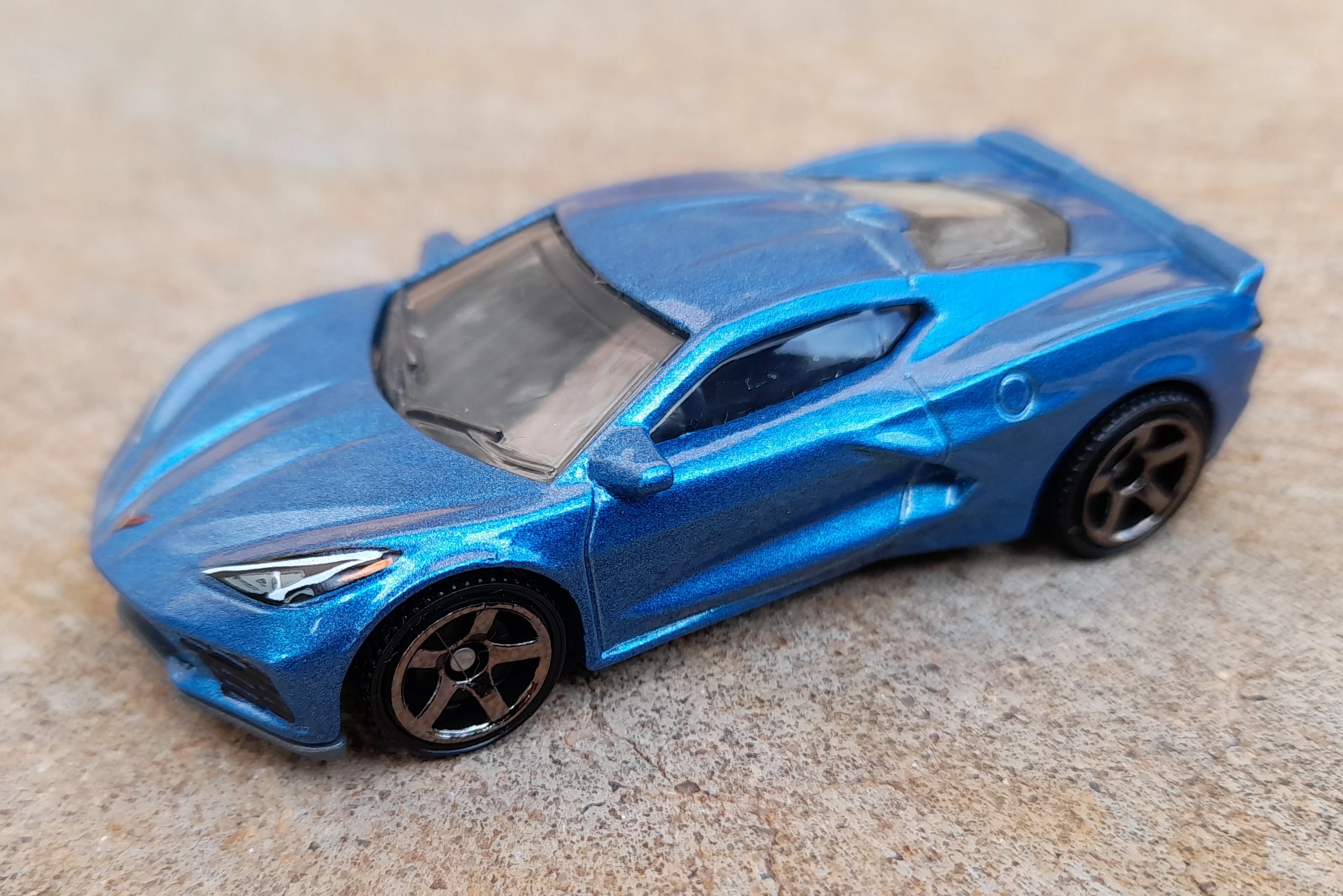 2020 Chevy Corvette (Metalflake Blue, Detailed trim, "CORVETTE" on back and re…)