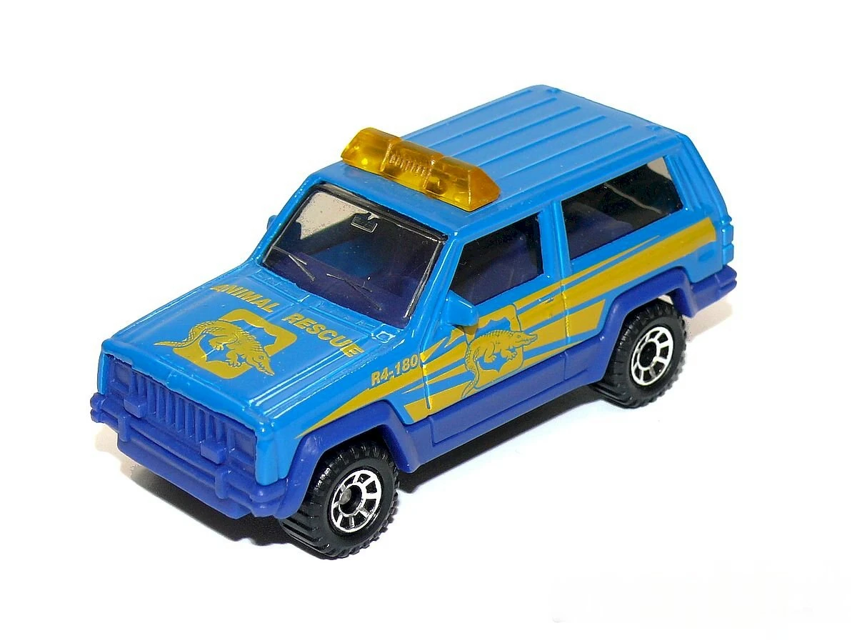 Jeep Cherokee (Green, yellow & blue, ANIMAL RESCUE)