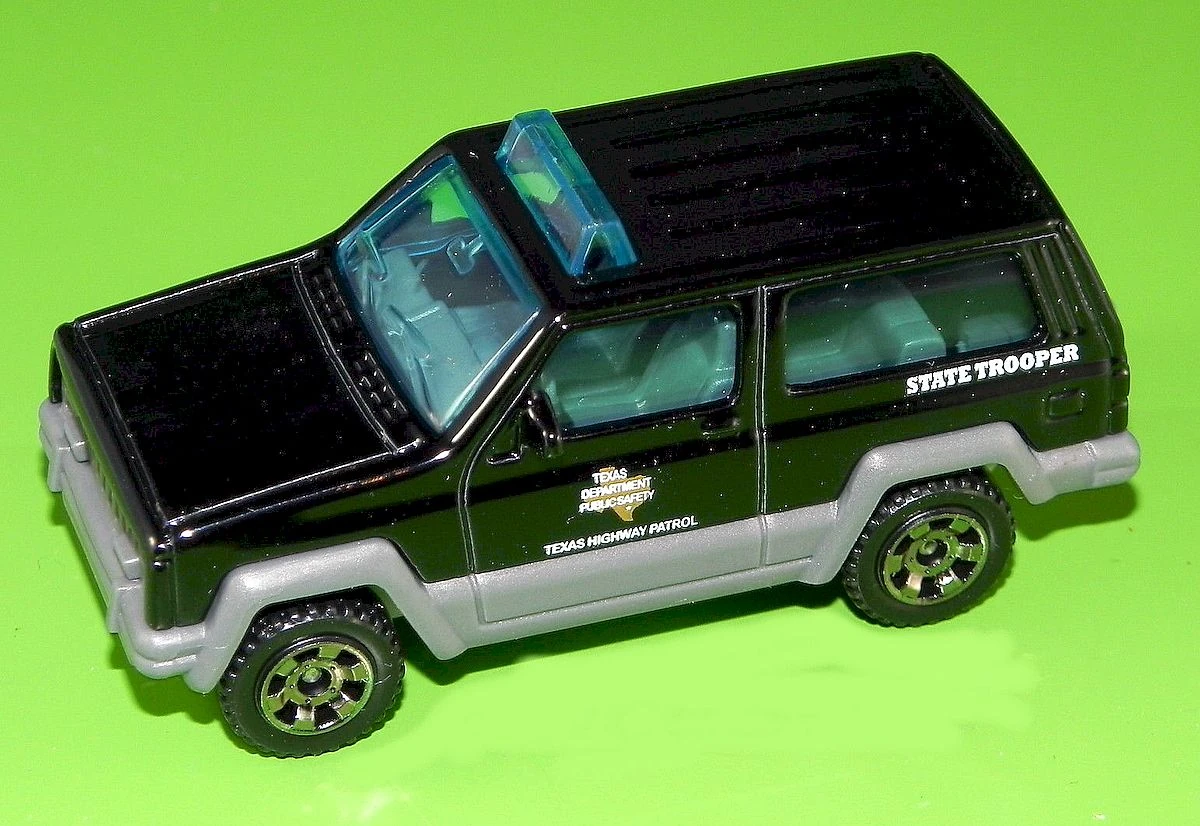 Jeep Cherokee (Black, STATE TROOPER, TEXAS HIGHWAY PATROL)