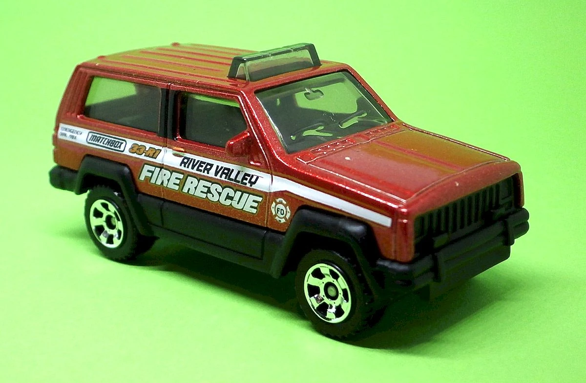 Jeep Cherokee (Metalflake Red, River Valley Fire Rescue)