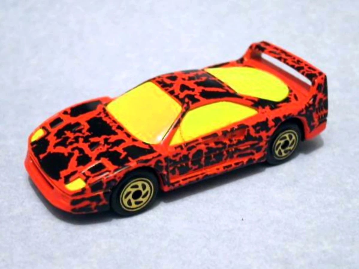 Ferrari F40 (Orange, Black blotches)