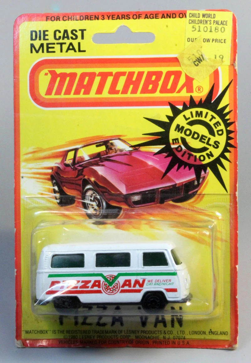 Volkswagen Camper (Dormobile) (White, red & green “Pizza Van" Graphics on side…)