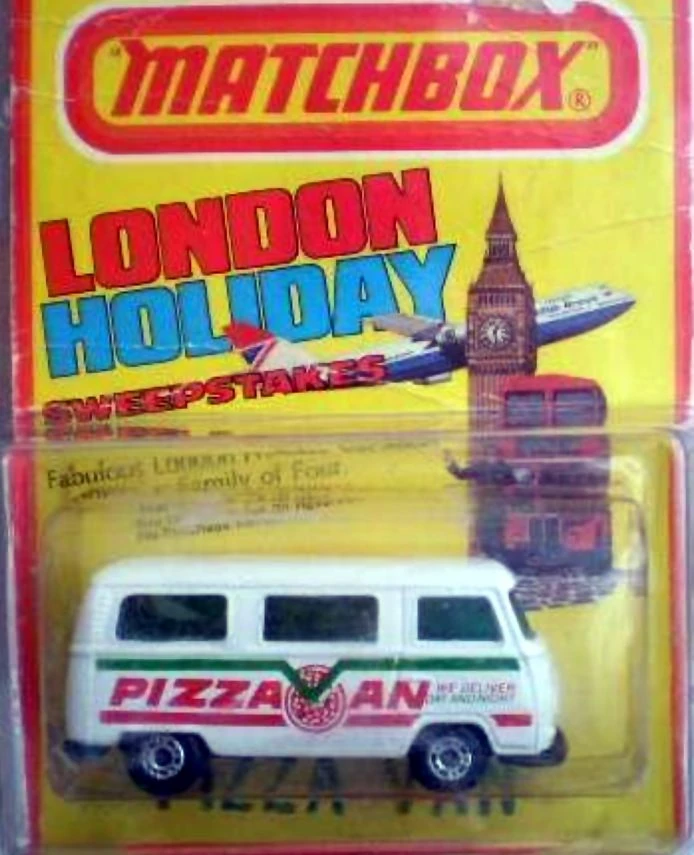 Volkswagen Camper (Dormobile) (White, Red, Blue, Yellow or other various color, "Pizza Van")