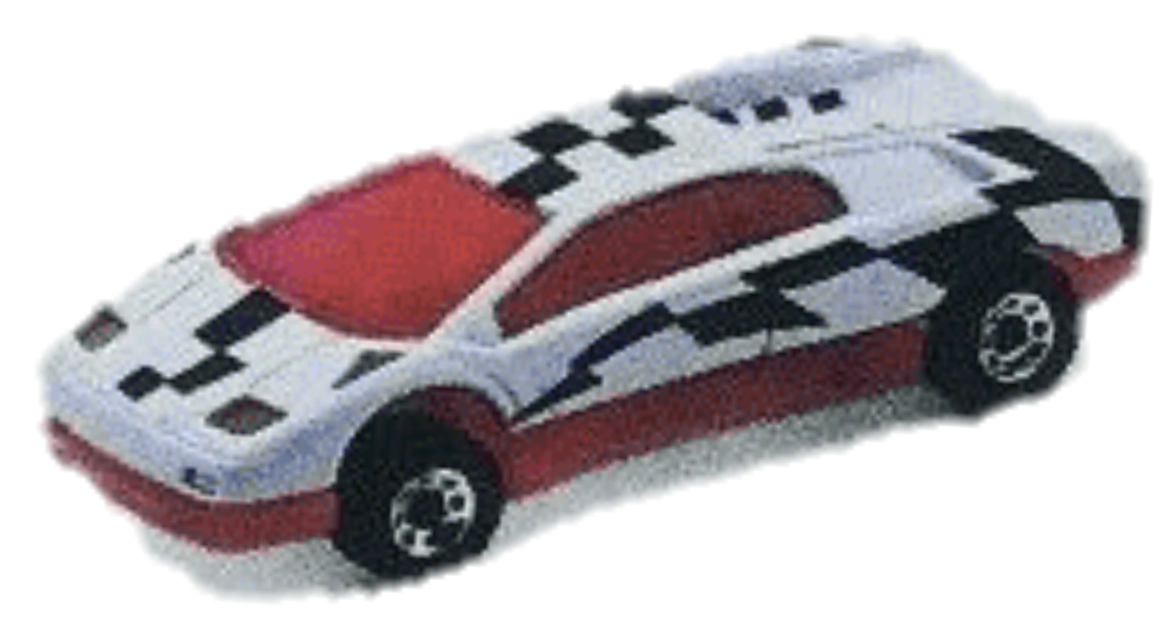 Lamborghini Diablo (White, Black checker pattern)