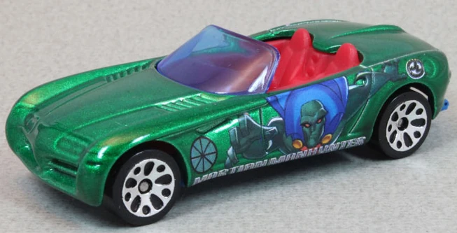 Dodge Concept Car (Metalflake Green, Martian Manhunter (Character and text))