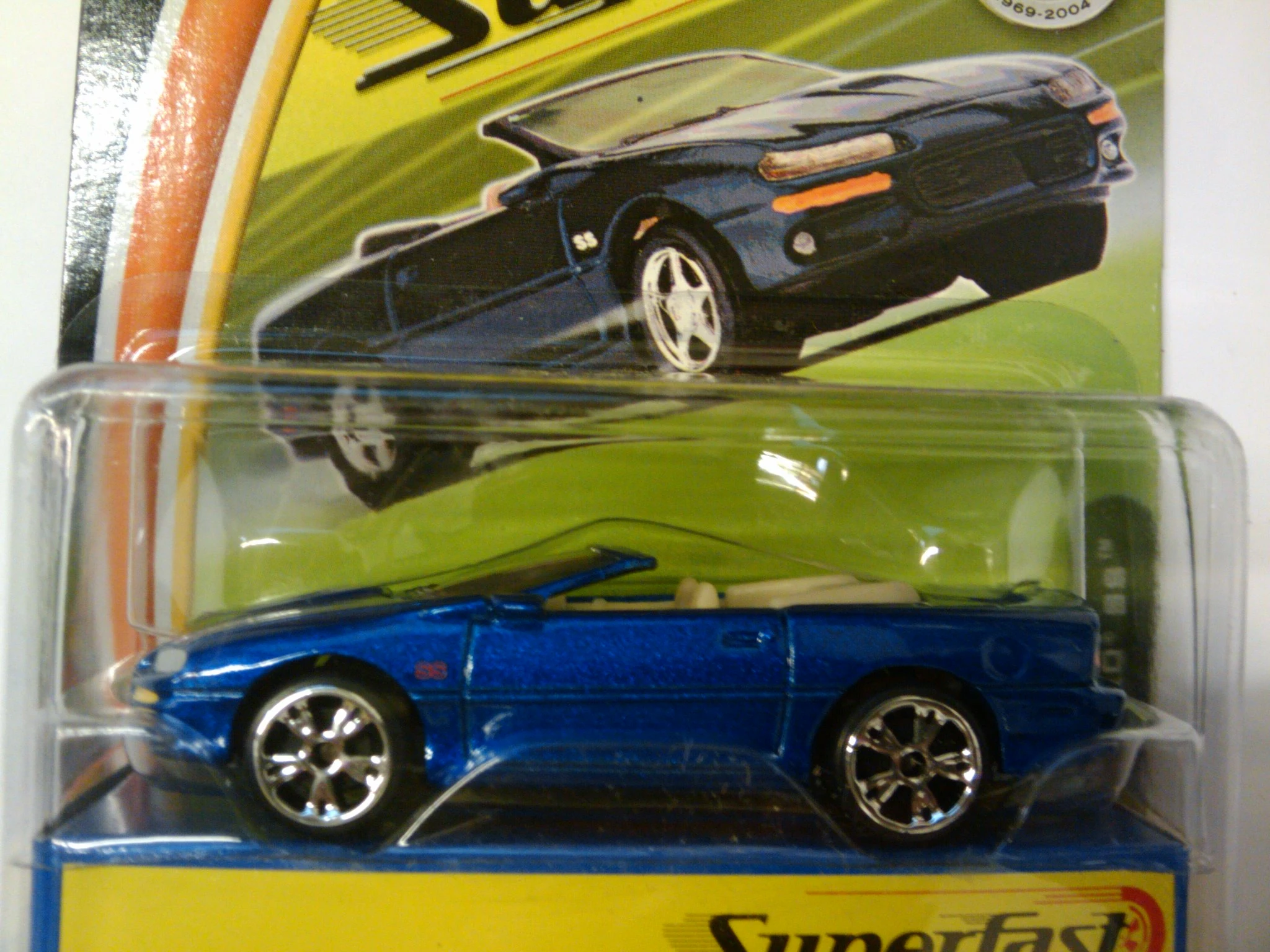 1998 Camaro SS Convertible (Metalflake Blue, Silver headlights, Red taillights, trim…)